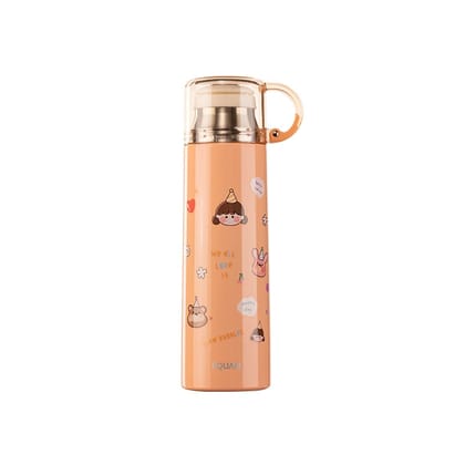 Candy Color Stainless steel insulated bottles with Drinking Cup - 520ml-orange
