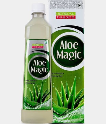 Herbal Trends Pure Aloe Vera Drinking Gel Nutrition Drink Liquid 750 ml Natural