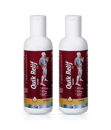 Quik Relif Herbal Ayurvedic Pain Relief Oil for Muscle & Joint Pain Relief 50ml ( Pack Of 2 )