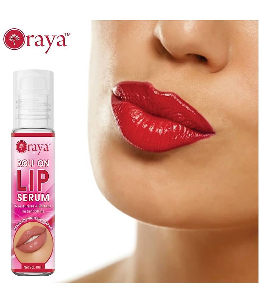ORAYA Brightning Lip Serum, Roll On For Glossy & Shiny lips with Moisturizing & Nourishing Effect- Face Serum 10 mL