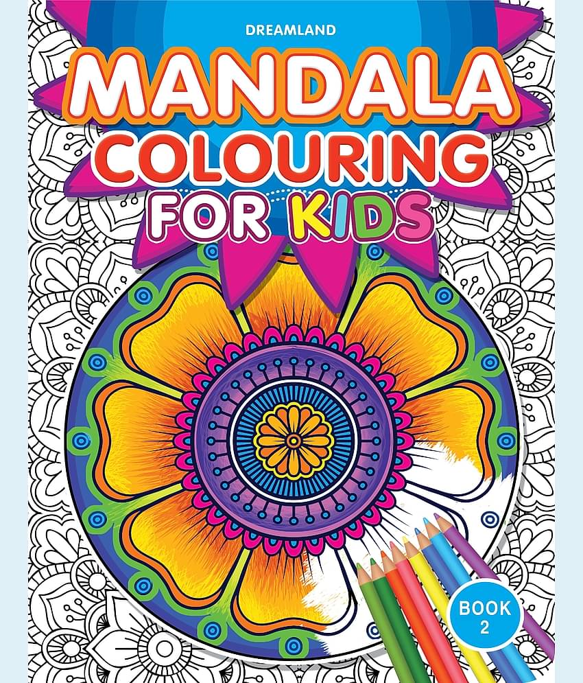 Mandala Colouring for Kids- Book 2 - Drawing, Painting & Colouring Book