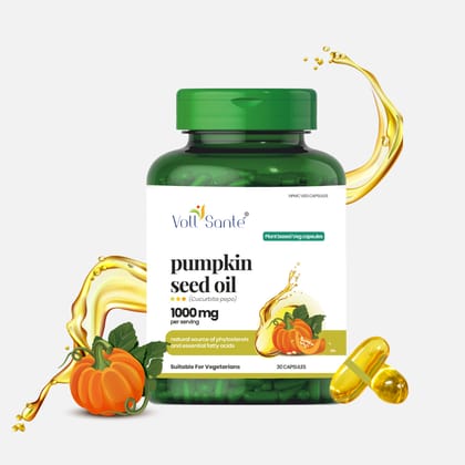 Voll Sante Pumpkin Seed Oil: Bottle of 30 Capsules-Buy 1