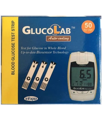 Glucolab Gluco Lab Test 50 Strips