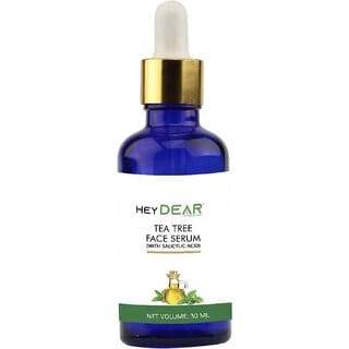 HEYDEAR Tea Tree Face Serum with Salicylic Acid - Natural Face Serum for Acne and Oily Skin