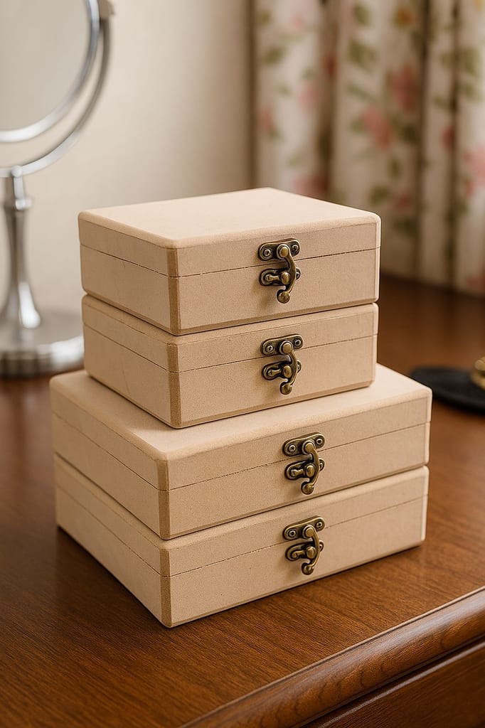 Dbeautify's Vintage look MDF Lock Box
