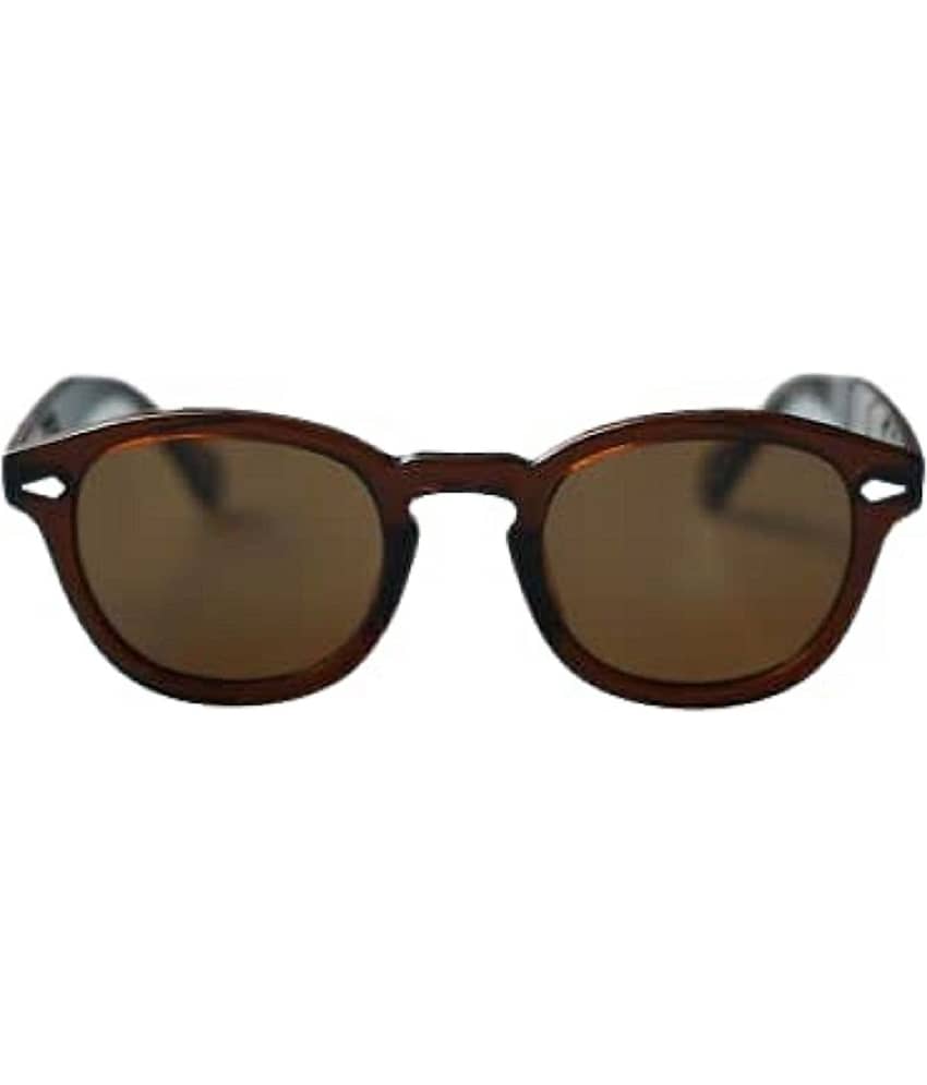 Creature - Brown Round Sunglasses ( Pack of 1 )