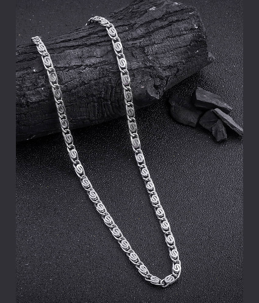 Lyriss Silver Plated Brass Chain ( Pack of 1 )