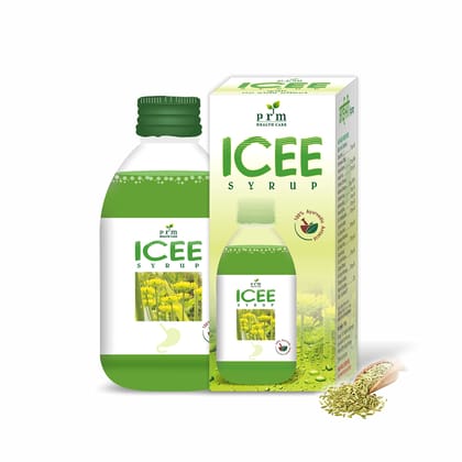 PRM Ayurvedic Acidity Care Icee Syrup Saunf Flavor 170ML (PACK OF 2)