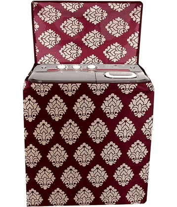 ENTICE Semi-Automatic Washing Machine Cover Compatiable For 8 kg - Maroon