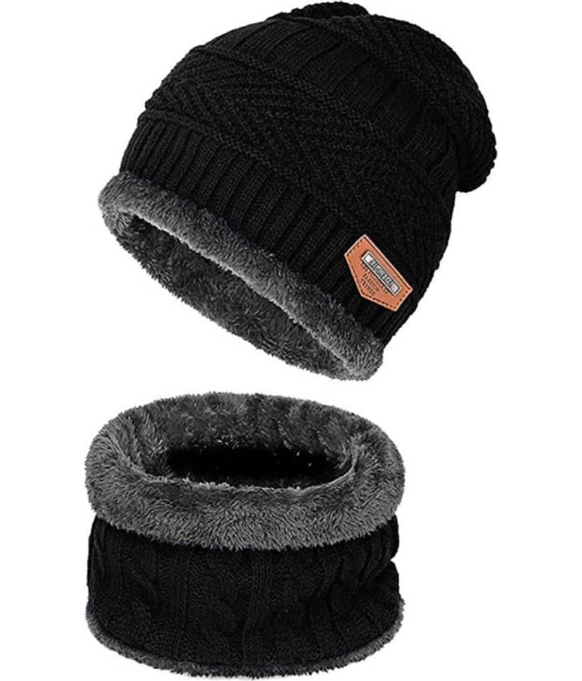FSN - Multi Color Woollen Men's Cap ( Pack of 1 )