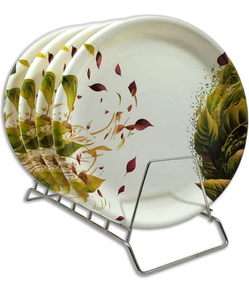 Inpro 4 Pcs Melamine Multi Color Full Plate
