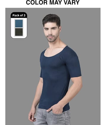 Pack of 3 Dollar Multi Cotton Men's Vest