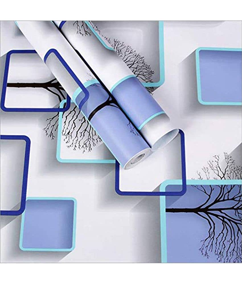 Abstract 3D Wallpaper ( 45 x 500 ) cm ( Pack of 1 )