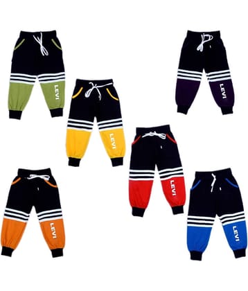 DIAMOND EXPORTER Pack of 6 Boys Cotton Blend Trackpant ( Multi Color )