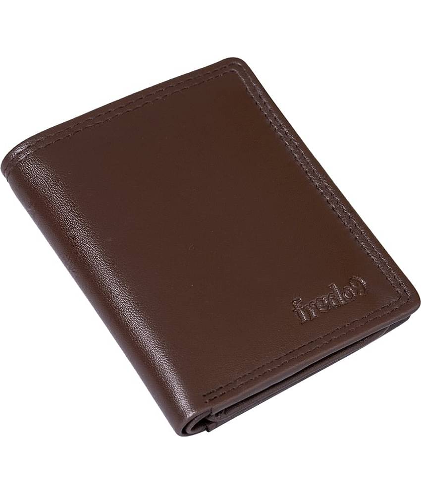 HIDEFLIX Brown PU Men's Regular Wallet ( Pack of 1 )