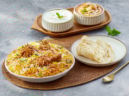 Chicken Biryani & Paratha Meal