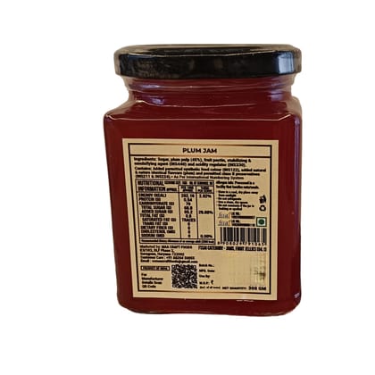Maa Craft Plum Jam | Himachali Plum Preserve | Handmade Fruit Jam | Himalayan Crafted | Sweet & Tangy Spread | No Artificial Flavours | 300g