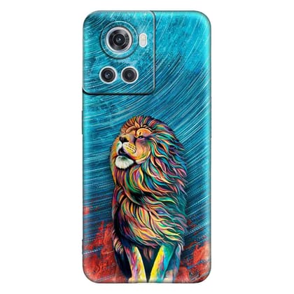 King Is ColourFull Oneplus 10R  Premium Emboss cover