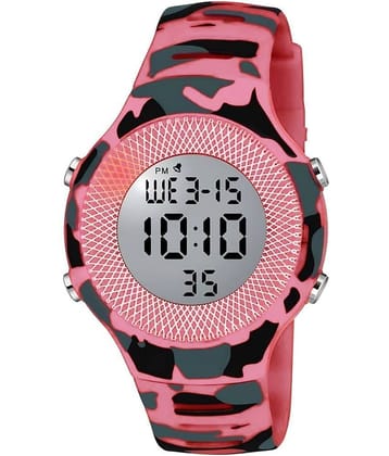 DECLASSE Pink Dial Digital Girls Watch ( Pack Of 2 )