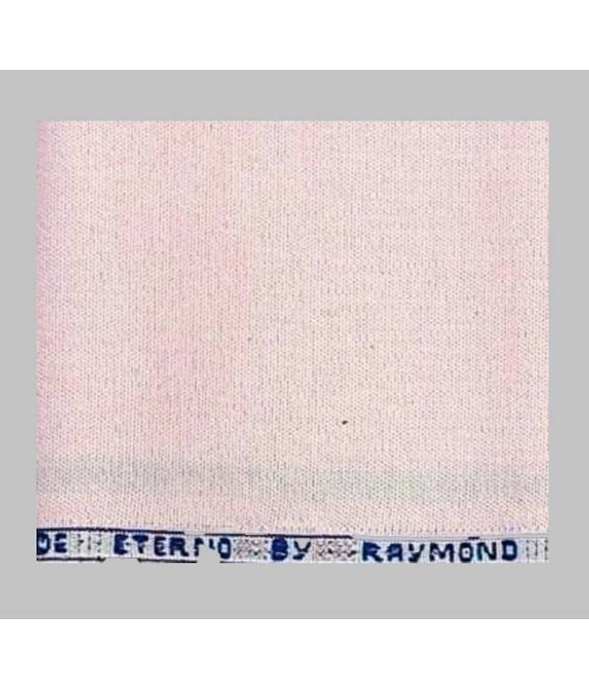 Raymond - Pink Polyester Blend Men's Unstitched Shirt Piece ( Pack of 1 )