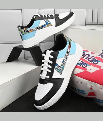 John Karsun D2-1019 White Men's Sneakers