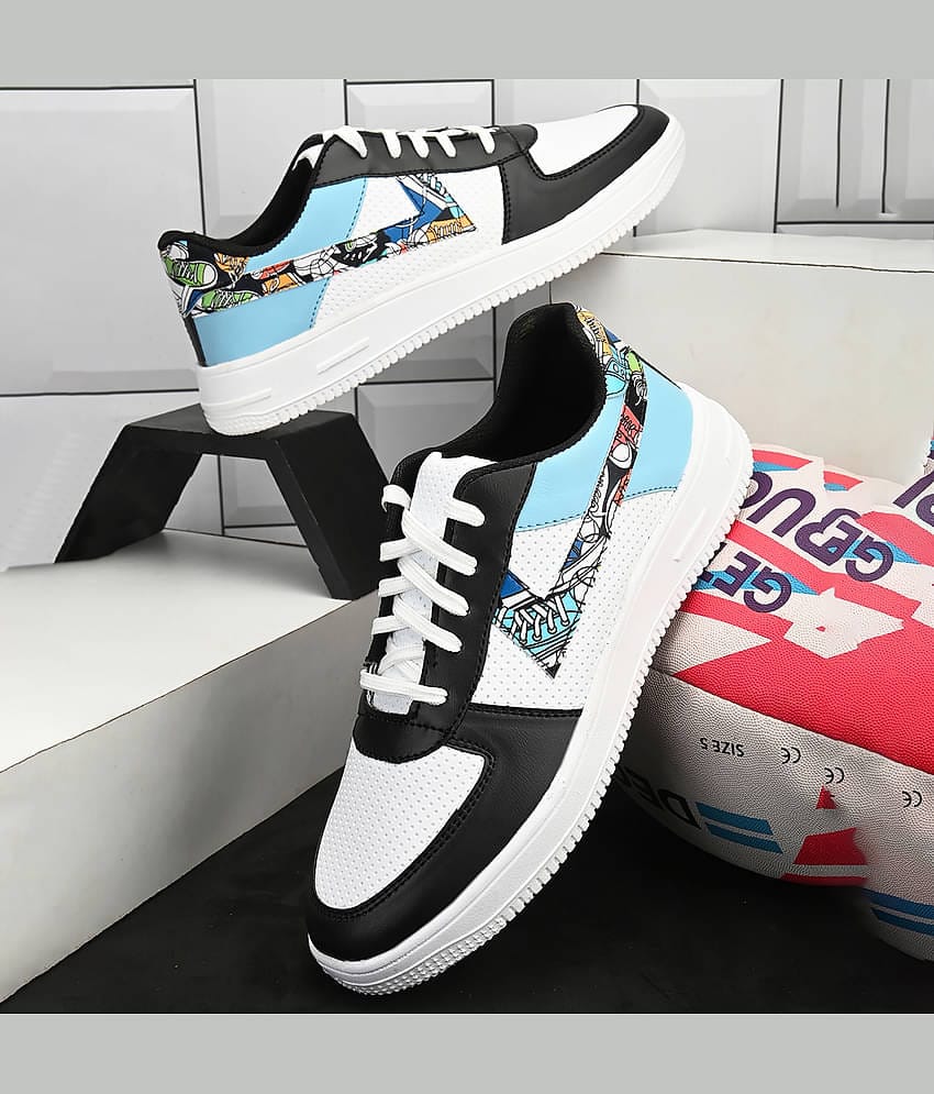 John Karsun D2-1019 White Men's Sneakers