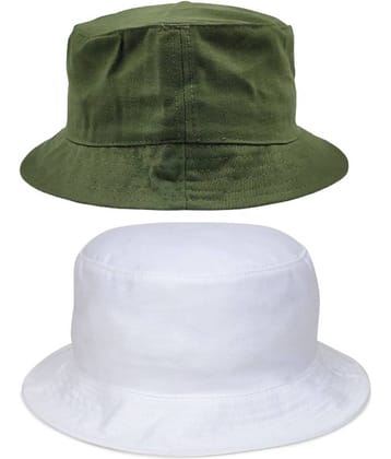 Zacharias - Multi Color Cotton Men's Hat ( Pack of 2 )