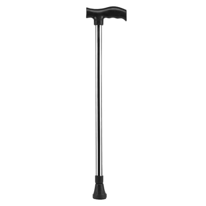 Single Leg Walking Stick for Seniors | Adjustable Height Lightweight Walking Support | Walking Cane for Men/Women, Patients, Elderly - Pack of 1 - ASSORTED