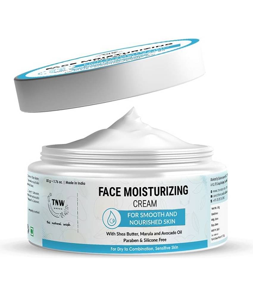 TNW - The Natural Wash Face Moisturizing Cream For Dry To Combination, Sensitive, 50G