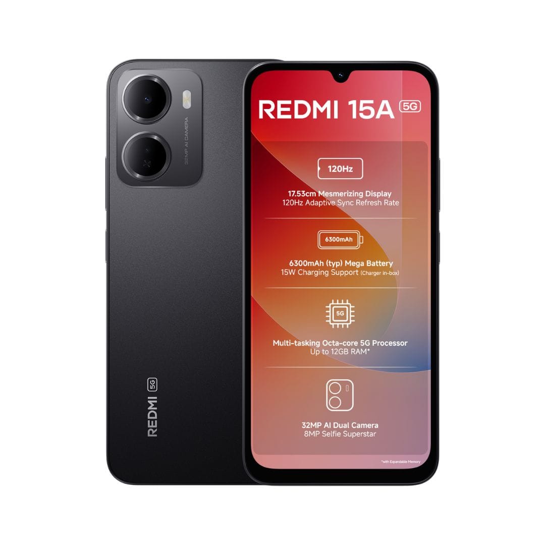 REDMI 15A 5G 4GB 64GB Ace Black