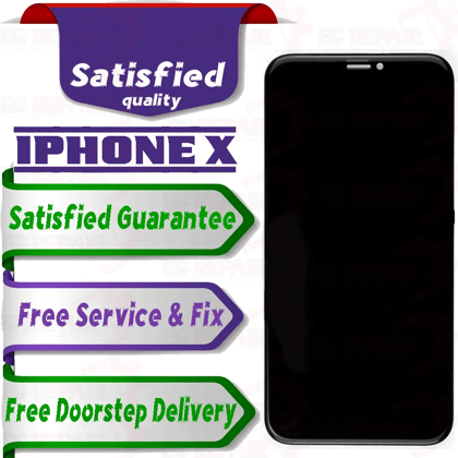 Apple iPhone X (display glass combo folder) Mobile Display LCD Screen With Touch. Black Apple iPhone X (display glass combo folder) Mobile Display LCD Screen With Touch. Black