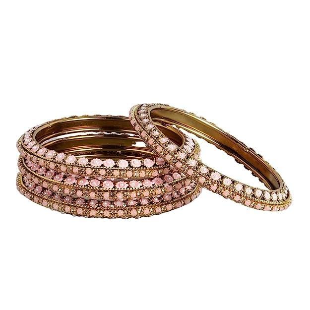 Set of 4 Matte Gold Plated Bangles