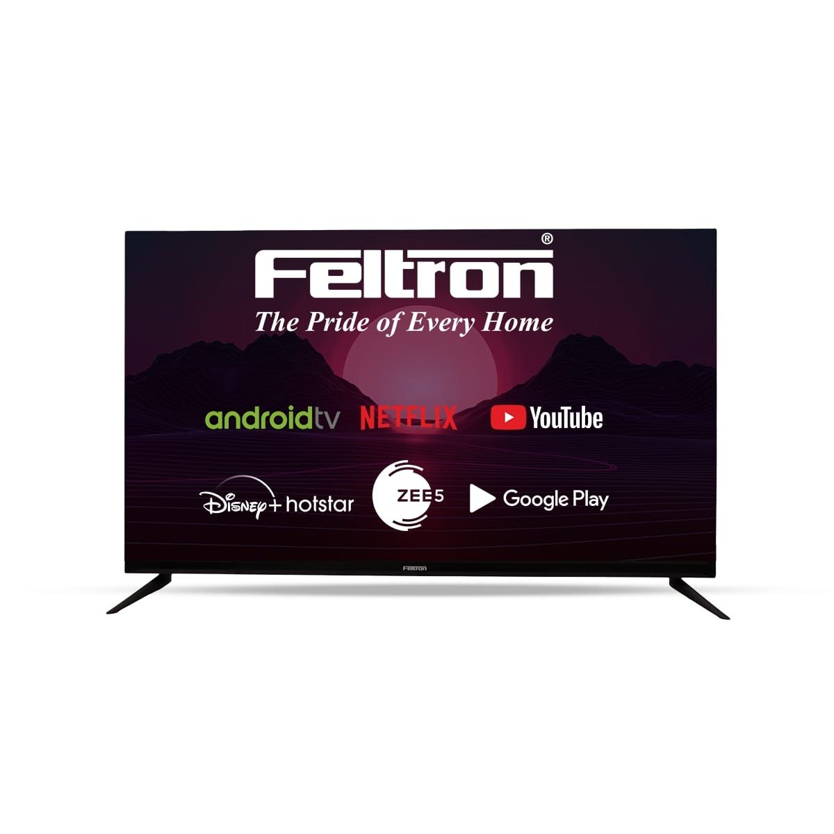 Feltron 109 Cm (43 Inch) Full HD LED Smart Android TV with Elegant Frame with a Bezel - Less Design