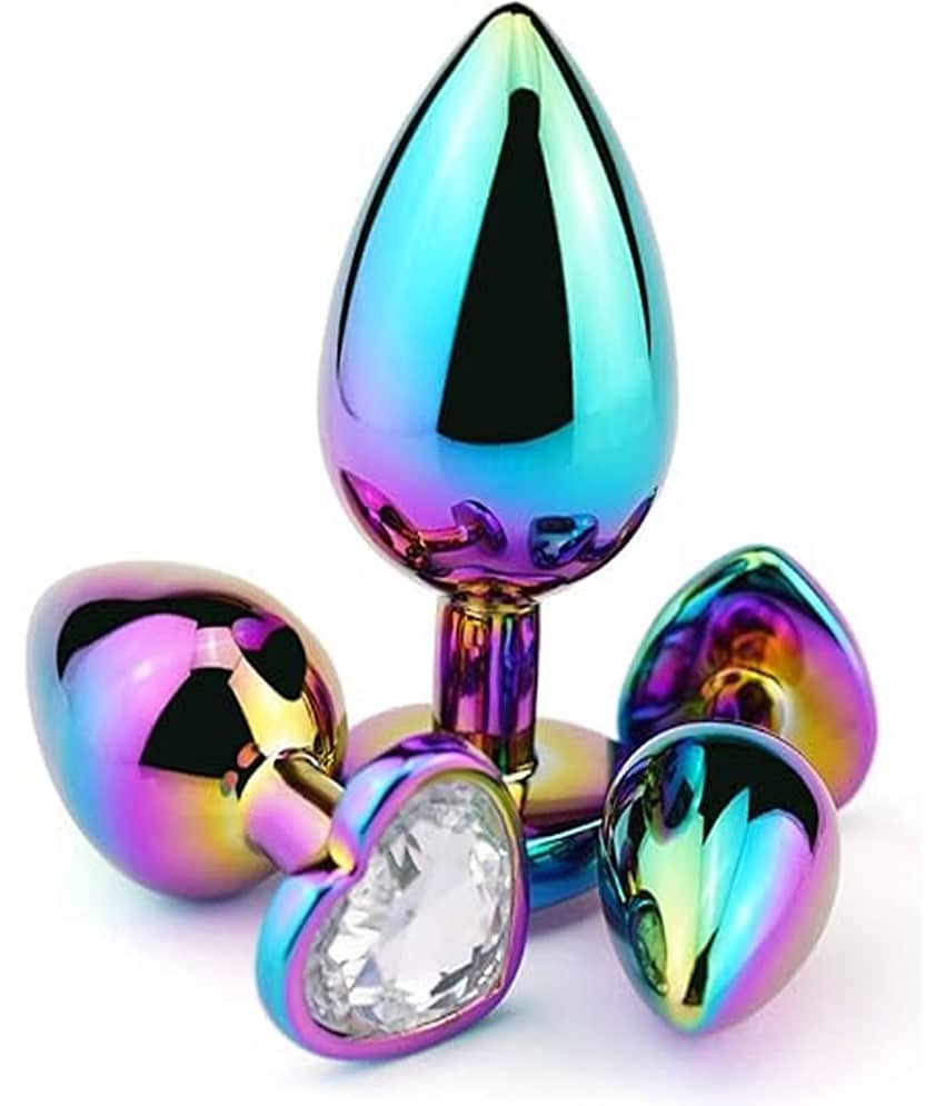 Abhyanga RAINBOW HEART PLUG Portable Manual Massager