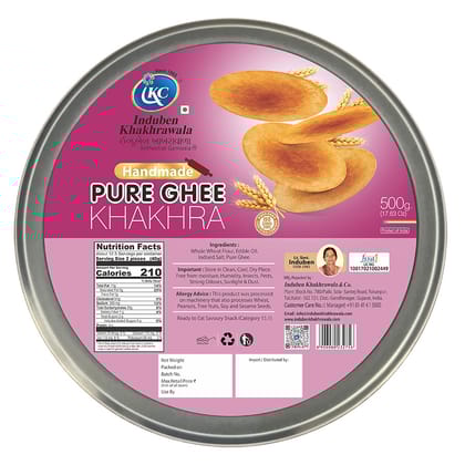 Pure Ghee Plain Khakhra  500g