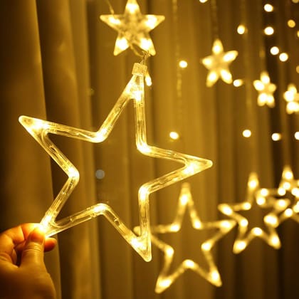Star String Lights - Warm White LED Fairy Lights for Decor