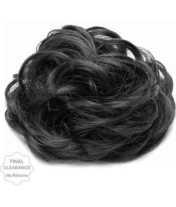 Blubby Black Hair Extension ( Pack of 1 )