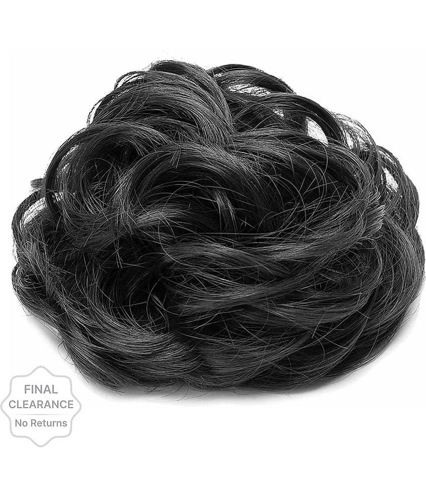 Blubby Black Hair Extension ( Pack of 1 )