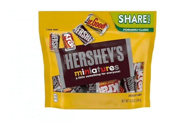 Hersheys Miniatures Chocolate Imported