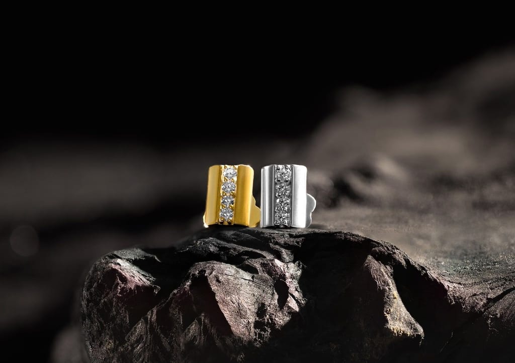 Diamond Bridge Men's Stud (1 Pc Only)