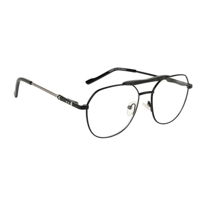 TERRY & CO | Zero Power Blue Cut Eyeglasses | Metal Frame | Medium Size | Anti-Reflective, UV Protection, Lightweight | Spring Hinges | Unisex