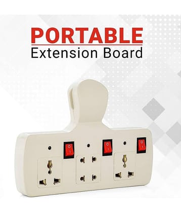 4 Ports Universal Multi Plug Rated Output 1500W, 220V, 6A, 50-60hz