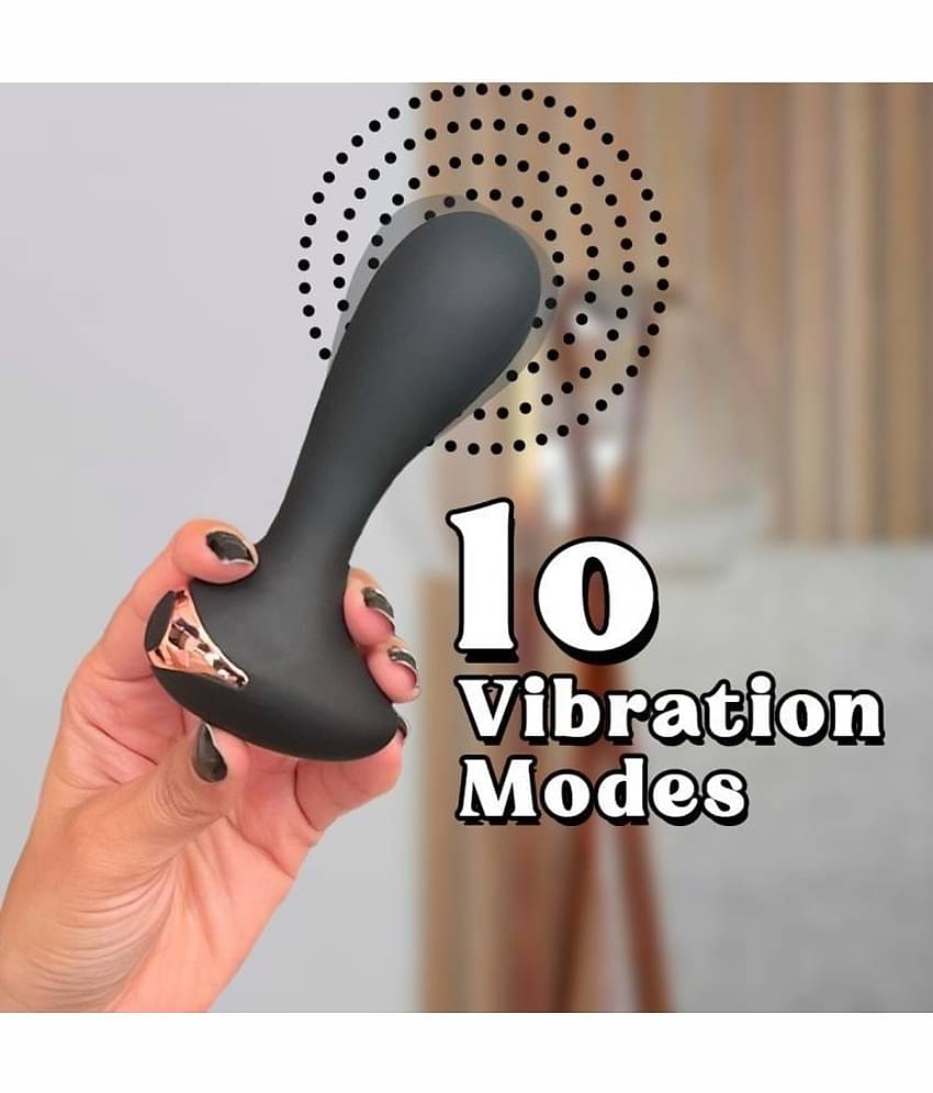 Unbound App Operated, Ergonomic Handle For Pain Relief With 10 Vibration, Black Color (Pack of 1)