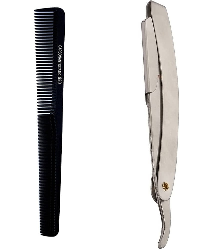 Verceys Stainless Steel Razor Beard Shaping Comb Manual Razor 1