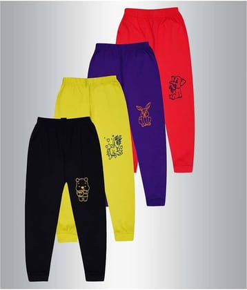 Santee Pack of 4 Unisex for Baby Cotton Blend Pyjama ( Multicolor )