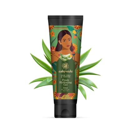 ashpveda Vetiver Aloe Hydrating Gel for Oil Free Skin ashpveda Vetiver Aloe Hydrating Gel for Oil Free Skin