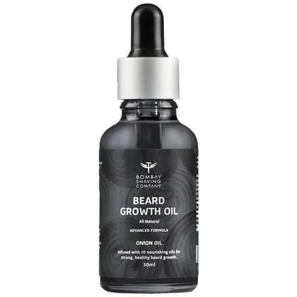 Bombay Shaving Company Beard Growth Onion Oil - 10x Nourishing Oils For Beard, 30 ml
