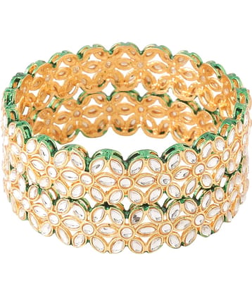VIRAASI - Gold Bangle ( Pack of 1 )