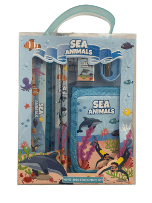 Yoyo Stationery Gift Set - Sea Animals