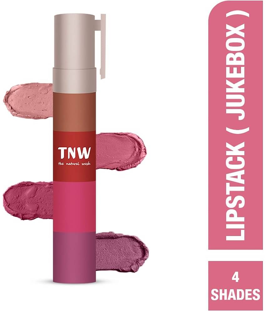 TNW - The Natural Wash Lipstack(02) Jukebox, Longtay Lipstick Set, 6.4G